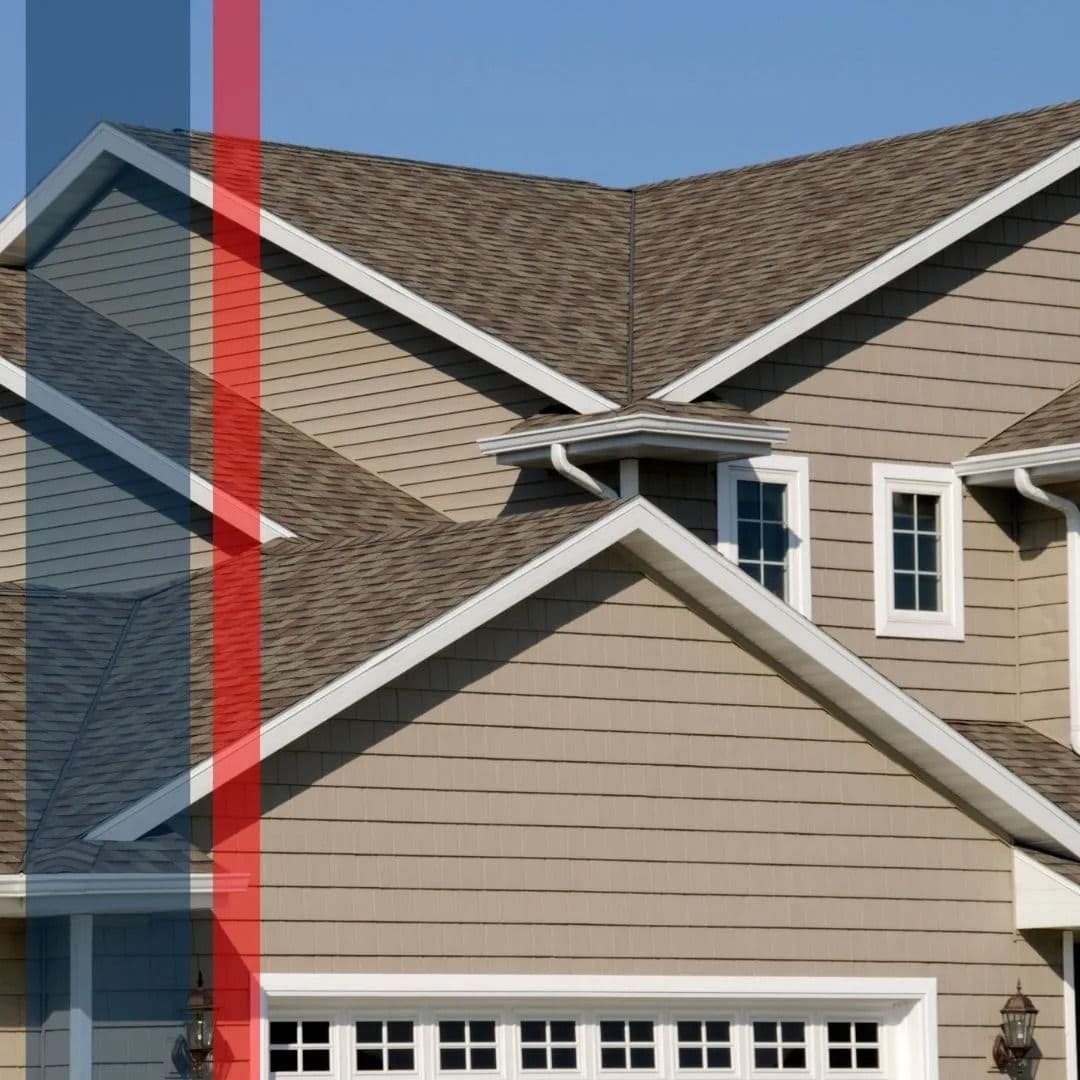 brown siding