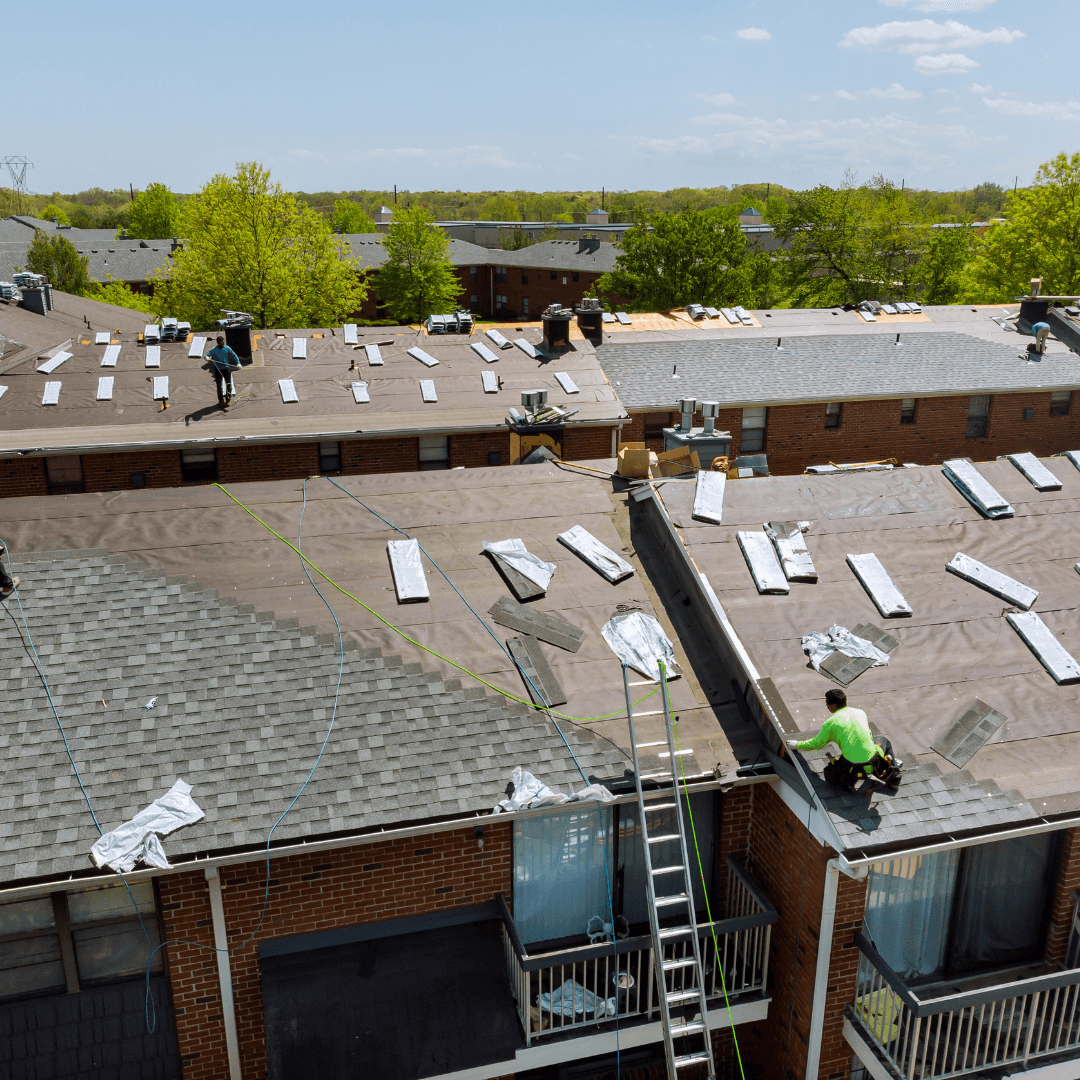 stripped roof